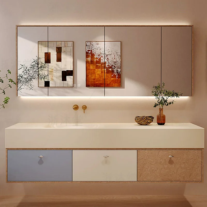 Home Bathroom Vanity Combo - Dekorationen, Hautpflege, Badezimmerschrank, Organizer über dem