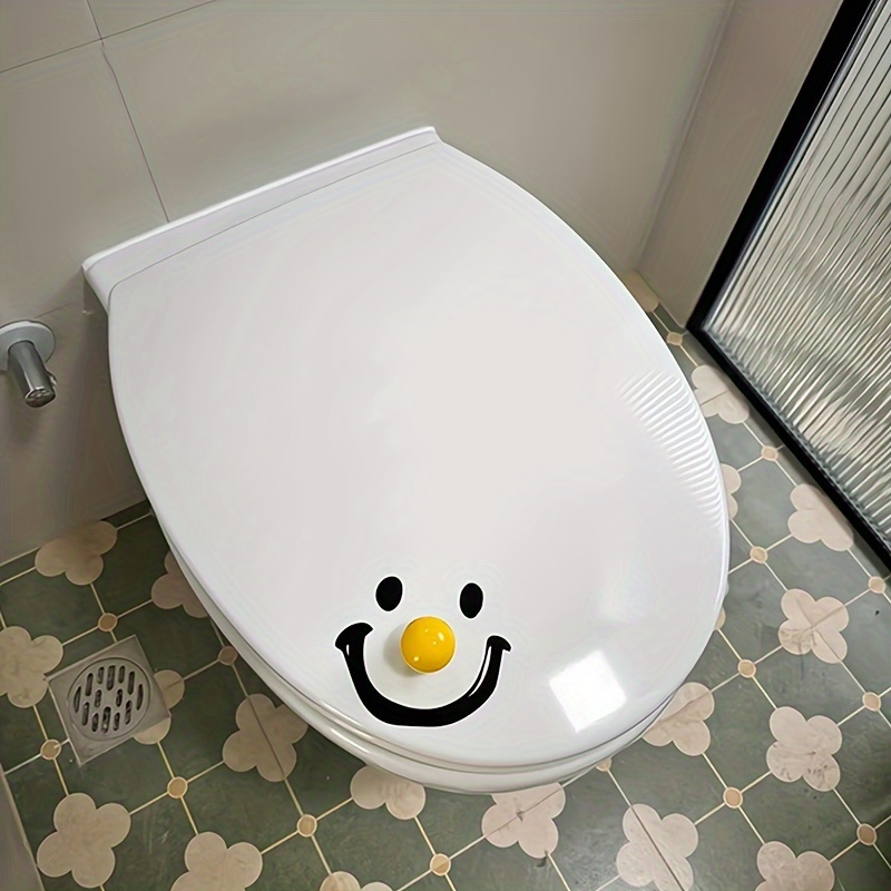 Plunger Toilet - Zeitgenössischer Stil Dopamin Smile Ball Toilettendeckelheber,