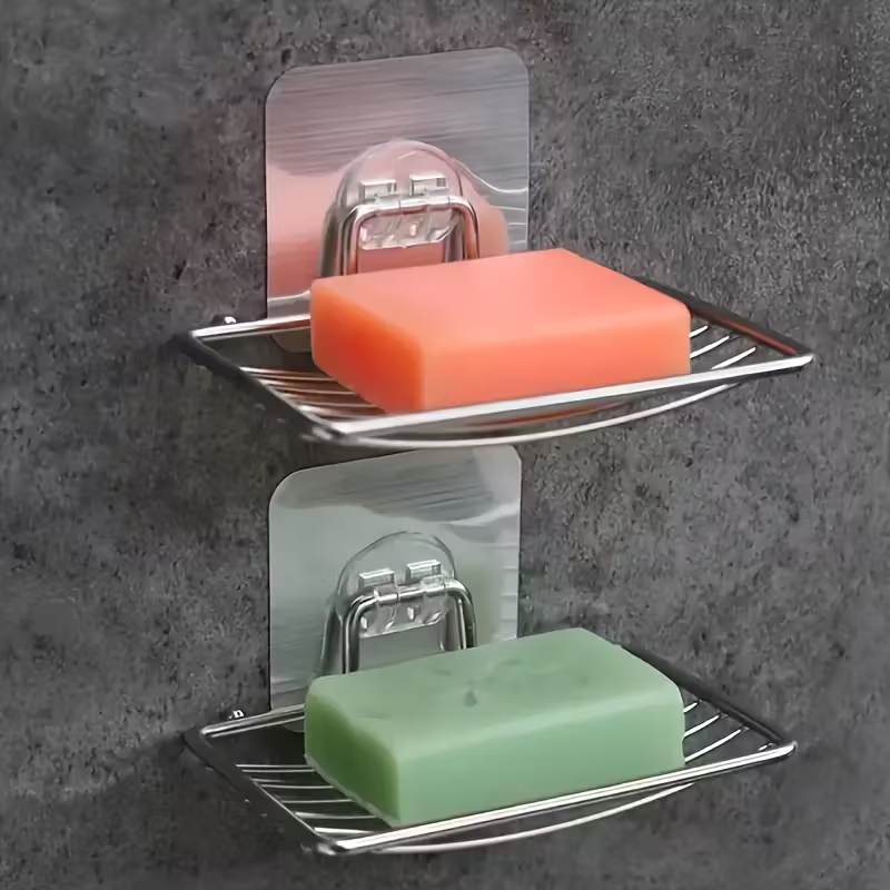 Home Edit Bathroom Storage - Wandmontierte Seifenschale Ohne Bohren Hängender Seifenhalter