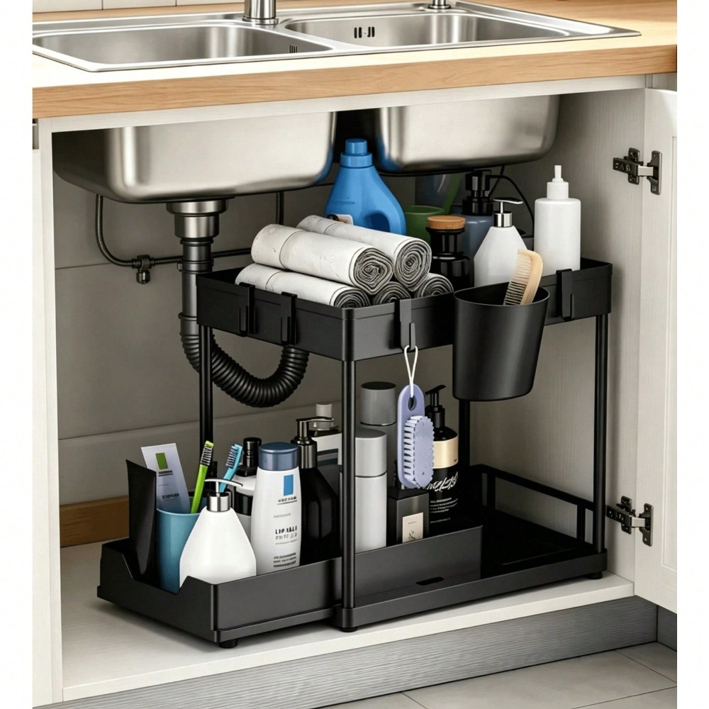 Badezimmer-Organizer, 2-stöcki – Home Edit Bathroom Storage Bewertung und Preis