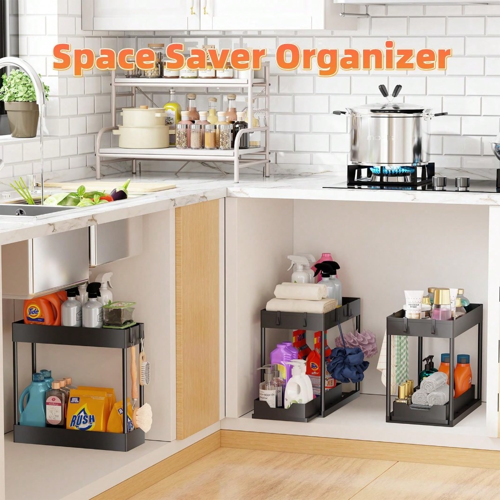 Badezimmer-Organizer, 2-stöcki – Home Edit Bathroom Storage Bewertung und Preis