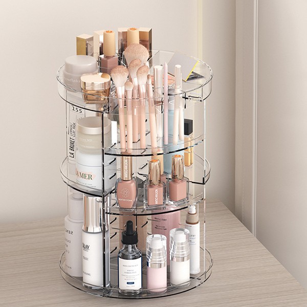 360-Grad drehbares Kosmetik-Au – Home Edit Bathroom Storage Bewertung und Preis