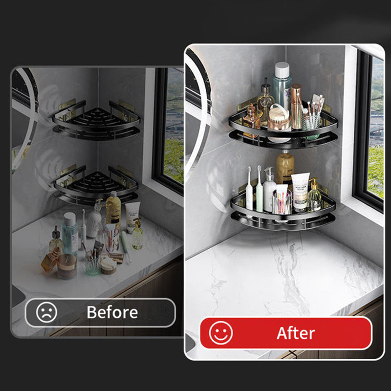 Bad Regal Aluminium Legierung  – Home Edit Bathroom Storage Bewertung und Preis