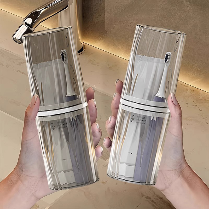 Neuer tragbarer Reise-Zahnbürs – Home Edit Bathroom Storage Bewertung und Preis