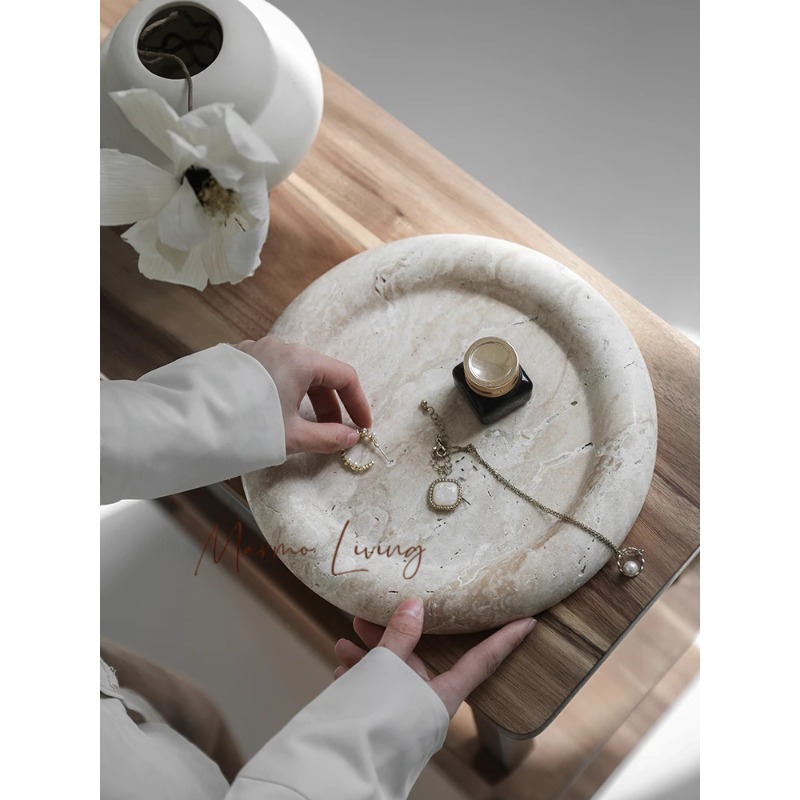 Trendiges Beige Travertin Serv – Home Bathroom Trends Bewertung und Preis