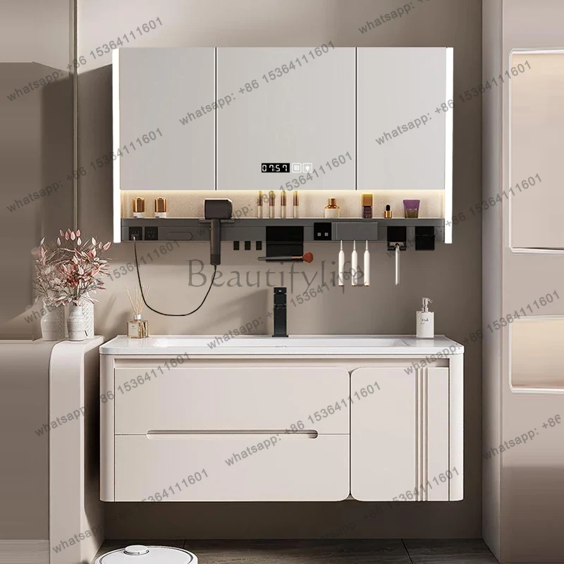 LJY Moderne Badezimmer-Waschti – Home Bathroom Vanity Combo Bewertung und Preis