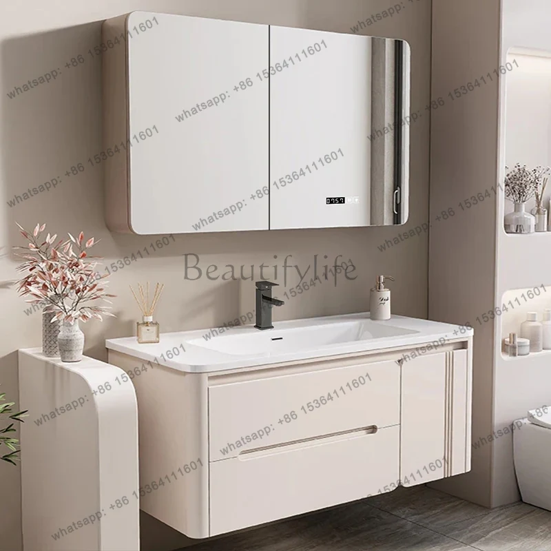 LJY Moderne Badezimmer-Waschti – Home Bathroom Vanity Combo Bewertung und Preis